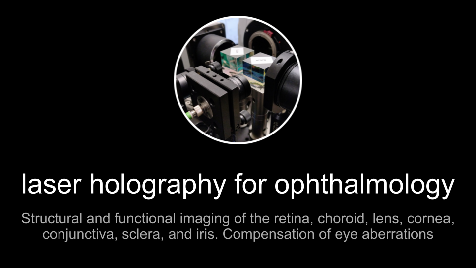 Holographic Ophthalmology Setup